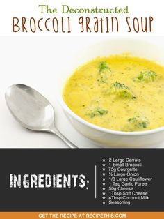 broccoli gravy soup recipe with ingredients