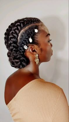 Braid Hairstyles For Black Women, Style Braids, Braiding Styles, Protective Hairstyles For Natural Hair, Braided Cornrow Hairstyles, African Hair, Natural Hair Styles Easy, Hair Braiding, Natural Hair Updo