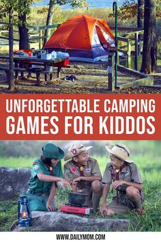 Camping Minute To Win It Games, Fun Campfire Games, Games To Play While Camping, Camping Charades, Camping Card Games, Camp Songs, Moving Cards, Shadow Puppets