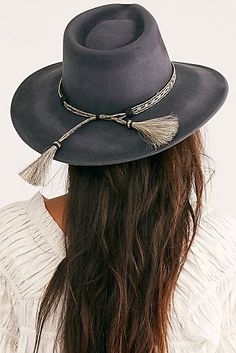 Hat Making Ideas, Free People Store, Bohemian Fashion, Felt Hat, Horse Hair, New Tops, Hat Making