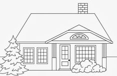 a coloring page with the words i am thank for my home and a house in the background