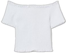 H&m Summer Beach Tops, H&m Summer Tops For Day Out, H&m White Summer Tops, Chic H&m Tops For Vacation, White Summer Tops By H&m, Chic H&m Summer Tops, H&m Cotton Top For Vacation, Chic Summer Tops From H&m, Fitted H&m Top For Beach