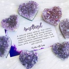 Online Crystal & Jewelry Shop on Instagram: “‘Amethyst is especially supportive of the emotional body, bringing those who are overworked, overstressed, or overwhelmed back to center.…” Amethyst Affirmation, Crystal Identification, I Am Calm, Amethyst Healing Properties, Modern Mystic, Witch Stuff, Key Words, Amethyst Crystals