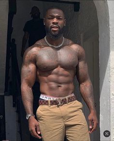 Black Men Tattoos, Chocolate Men, Black God, Dark Skin Men, Muscular Men, Black Man, Shirtless Men, Muscle Men, Black Is Beautiful