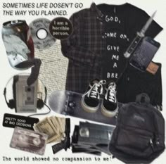 Trash Clothes Aesthetic, 90s Skate Punk Fashion, Grunge Outfit Board Men, Grunge Outfits Kurt Cobain, Skateboard Style, Niche Meme Outfits Aesthetic, Look Retro, Mood Board Fashion