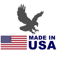 an eagle with the words made in usa