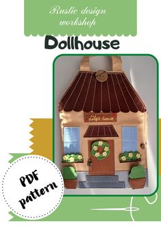 the dollhouse is made out of paper