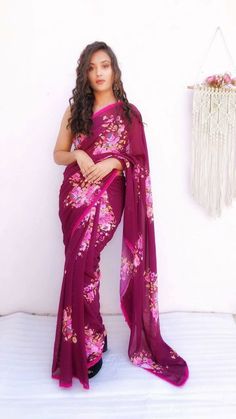 Best Designer Sarees, Jute Silk Saree, Sarees For Girls, Western Outfits Women, Saree Dress