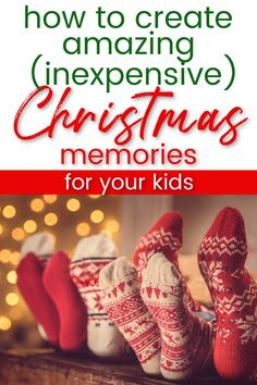 Inexpensive Christmas Traditions, Christmas Ideas For Kids Traditions, How To Make Christmas Special For Kids, Christmas Ideas To Do With Kids, Kids Christmas Activities At Home, Affordable Christmas Gifts For Kids, Making Christmas Special For Kids, Make Christmas Special For Kids, How To Make Christmas Special