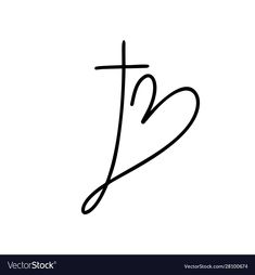 the letter j is for jesus handwritten in cursive font on a white background