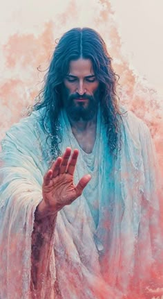 Jesus Pictures Powerful, Come Holy Spirit, Holy Spirit Come, Jesus Drawings, Jesus Artwork, Maria Magdalena, Pictures Of Christ, Jesus Christ Artwork, Jesus Christ Art