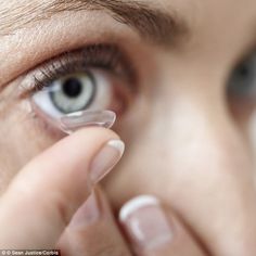 Pioneering lens implants that promise to restore vision to those plagued by failing eyesight, cataracts or astigmatism have been used for the first time | They never have to be replaced. Cost around £3,900 per eye. Daily Contact Lenses, Lasik Eye Surgery, Soft Contact Lenses, Eye Infections, Contact Lens, Contact Lenses Colored, Colored Contacts