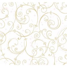 a white background with swirls and snowflakes