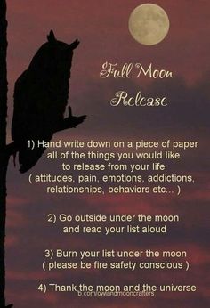 Full Moon Release, Witchy Tips, Moon Ritual, New Moon Rituals, Modern Witch