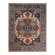 Inspired by the masterful artistry of Persian rug-making, our Serapi collection embodies artistry and sophistication. Immerse yourself in each rug's intricate geometric motifs and exquisite botanical detailing. Office Color, Geometric Motifs, Rug Store, Indoor Area Rugs, Color Ivory, Mat Rugs, Floor Coverings, Rugs Online, Rug Making