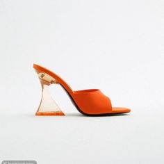 New With Tag Blogger’s Favorite Zara Best Sellers Zara New Collection Zara 2022 Summer Orange Heels With Heel Strap, Orange Heels With Heel Strap For Summer, Summer Cocktail Heels With Heel Strap, Orange High Heels For Summer, Modern Orange High Heel Sandals, Chic Spring Cocktail Heels, Chic Heels For Cocktail In Spring, Modern High Heel Sandals For Cocktail, Orange Sandals With Wrapped Heel