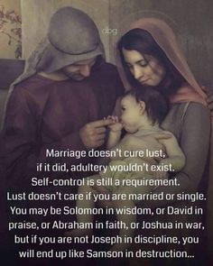 a woman holding a baby in her arms with the words marriage doesn't come just if