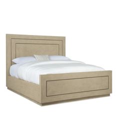 an image of a bed that is made up and ready for someone to use it