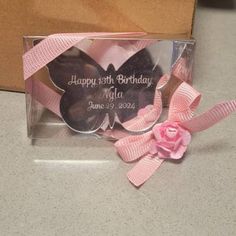 Butterfly Favors, Butterfly Magnet, Memorial Gifts, Adult Party Favors, Baby Shower Favors, Butterfly Acrylic Mirror, Baby Welcome Keepsake - Etsy