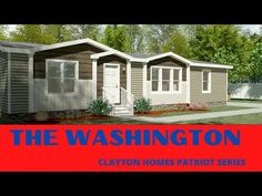 the washington - clatonn homes patriot series is featured in this advertise