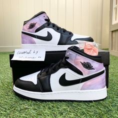 Nike Air Jordan 1 Mid Gs Black White Shoes Brand New Factory Laced Original Box 4 Youth | Women’s 5.5 4.5 Youth | Women’s 6 5 Youth | Women’s 6.5 5.5 Youth | Women’s 7 6 Youth | Women's 7.5 6.5 Youth | Women's 8 7 Youth | Women’s 8.5 Select Women's Size When Check Out! 100% Authentic Ships Within 24 Hours Final Sale. #Streetwear #Nike #Aj1 Jordan Shoes For Women Purple, Jordans Shoes Size 9.5 Womens, Purple And Black Jordans, Sporty Purple Mid-top Jordan Shoes, Kids Jordans Purple, Jordan Tennis Shoes, Nike Aj1, Air Jordan 1 Mid Gs, Black White Shoes