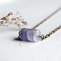 The Long Road Amethyst Tumble Bead Necklace #rawstone #amethyst #redheart13 Amethyst Tumbled, Long Road, Amethyst Beads, Raw Stone, Tumbling, Bead Necklace, Sapphire Ring