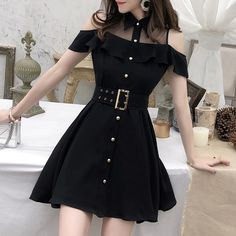 Short Mini Dress, Sweet Dress, Edgy Outfits, Teen Fashion Outfits, Chic Dress, Belted Dress, Summer Dresses For Women, Cute Casual Outfits, Pretty Dresses