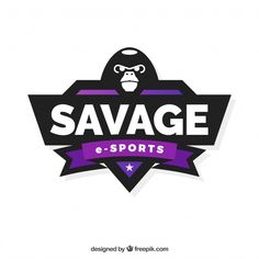 the logo for an e - sports team, called savage c - sports