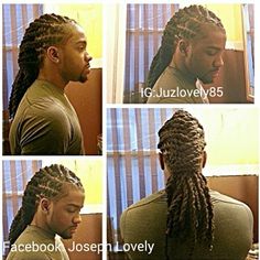 Men with Locs Up Loc Styles, Hair Down Hairstyles, Stylish Braids, Loc Styles For Men, Ethnic Hair