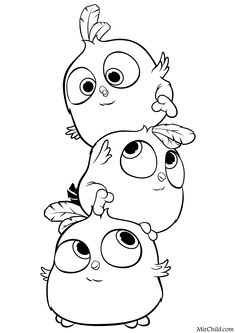 the angry birds coloring pages for kids to print out and color on their own walls