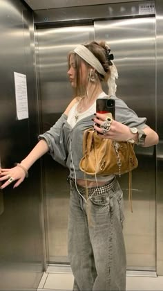 #denim #outfit #inspo #style #fashion #clothes #summer #trendy #ootd #baggy Overalls Outfits, Headband Outfit, Dance Style, Uni Outfits, Neue Outfits, Clothes Summer, Mode Inspo, Swaggy Outfits, 가을 패션