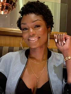 #ShortNaturalHair #Twa #Coily #Curly Twa 4c, Curly Twa, Short Mullet, Natural Hairstyle, Natural Hair Journey, Short Natural Hair Styles, Hair Stuff, Hair Journey