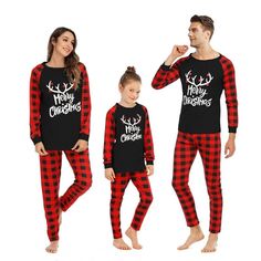 Fashion Letter Merry Christmas Deer Set - Grafton Collection Christmas Attire, Xmas Outfits, Couple Christmas, Pajama Fashion, Deer Family, Matching Pjs, Pajamas Comfy, Christmas Train, Family Christmas Pajamas