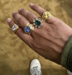 Jewelry Rings Aesthetic, Rings Aesthetic, Jewelry Inspo, Pretty Jewellery, Cute Jewelry