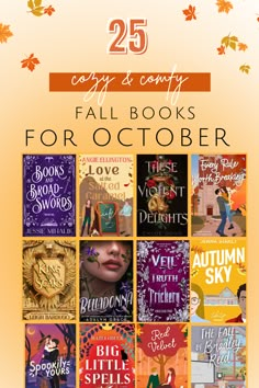 the fall books for october are on sale