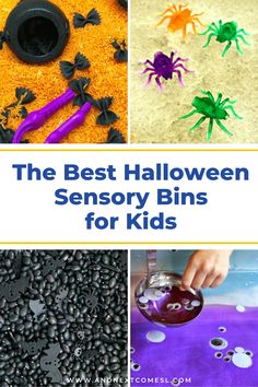 the best halloween sensory bins for kids