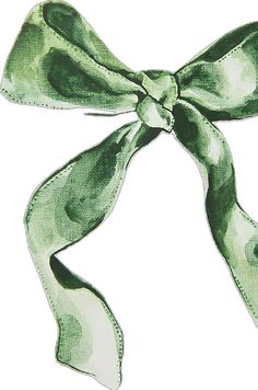 an image of a green bow on a white background