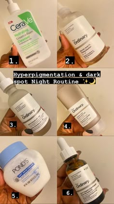 Cerave skincare. Hyperpigmentation. Hyperpigmentation skincare. Skincare routine for dark spots. Dark spots remedy. Hyperpigmentation remedy. The ordinary skincare routine