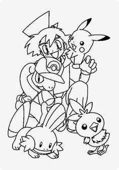 pokemon coloring pages for kids and adults