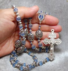 Beautiful Rosaries, Chaplet Rosary, Rosary Jewelry, Rosary Prayer, Dainty Diamond Necklace, Catholic Jewelry, Bird Charm, Gold Fashion Necklace, Rosary Catholic