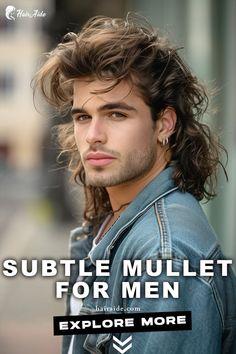 Keep it sleek and sophisticated with a Subtle Mullet Cut for men – perfect for the modern gentleman. Haircuts For Men Mullet, Subtle Mullet Men, Modern Mullet For Men, Boys Mullet, Short Hair Mullet