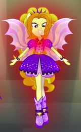 a drawing of a fairy with wings and boots