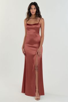 Jenny_Yoo_Bridesmaid_Dress_Chase_english_rose_ScoopNeck_Front Scoop Neck Bridesmaid Dress, Dresses For Formal Events, Cinnamon Rose, Jenny Yoo Bridesmaid, Dama Dresses, Chic Brides, Jenny Yoo, The Chase, Convertible Dress