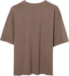 Oversized Brown T-shirt For Fall, Brown T-shirt For Fall Streetwear, Brown Relaxed Fit Streetwear Shirt, Brown Relaxed Fit Shirt For Streetwear, Brown Crew Neck Graphic Tee, Brown Crew Neck Graphic Tee Shirt, Casual Brown Crew Neck T-shirt, Brown Relaxed Fit Top, Vintage Oversized Crew Neck T-shirt