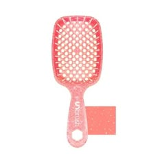 UNbrush Detangler Hair Brush - Glitter Ruby Turbie Twist, Blow Dry Brush, Detangling Hair, Polished Hair, Detangling Hair Brush, Tangle Teezer, Unruly Hair, Detangling Brush, Glitter Roses