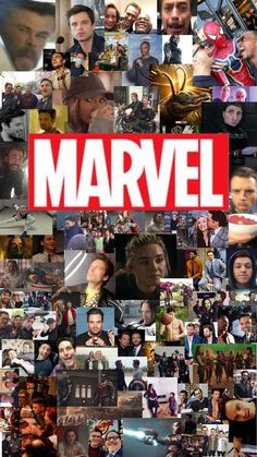 a collage of many different pictures with the words marvel