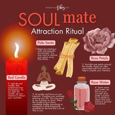 Candle Magic For Love, Soulmate Ritual, Red Candle Love Spell, Love Intentions, Red Candle Spells, Love Candle Spell, Red Candle Magic, Attract Love Spell