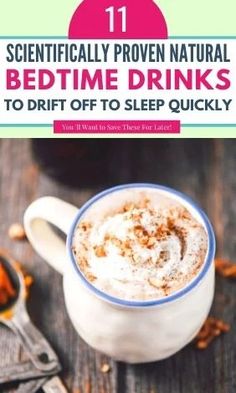 Natural Sleep Remedy: 11 Sleep Inducing Bedtime Drinks To Help You Sleep Natural Remedies For Cough, Remedies For Cough, Natural Remedies For Insomnia, Sleep Drink, Hot Drinks Recipes, Spiced Drinks, Sleep Supplements, Natural Sleep Aids, How To Sleep Faster