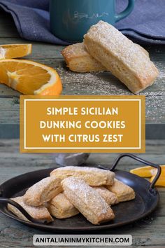 These Sicilian dunking cookies flavored with citrus zest are a simple Italian cookie recipe that are perfect to dunk in coffee or tea at breakfast, serve with an afternoon espresso or even include on a holiday cookie tray! Dunking Cookies, The Best Monster Cookie Recipe, Italian Breakfast Recipes, Italian Cookie Recipe, Monster Cookies Recipe, Italian Cookie