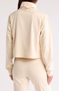 A sporty sweatshirt designed with drop shoulders and a relaxed fit will keep you comfortable all-day long. Drawstring funnel neck 76% polyester, 24% spandex Machine wash, tumble dry Imported How To Make Shoes, Cold Weather Accessories, Funnel Neck, Short Rompers, Sweatshirt Designs, Dress Romper, Girls Accessories, Eyewear Sunglasses